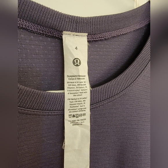 WOMEN'S SWIFTLY RELAXED LONG SLEEVE - NIGHTFALL - Picture 4 of 5